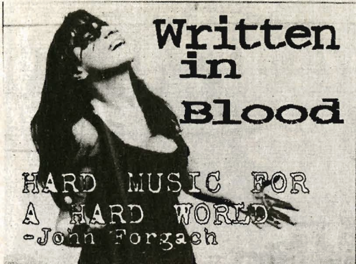 Written in Blood: July 1997